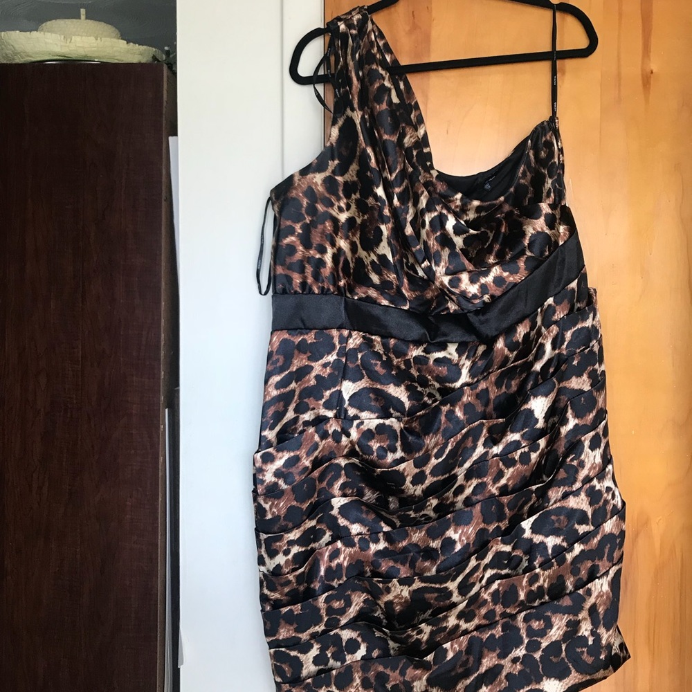 One shoulder semi formal dress